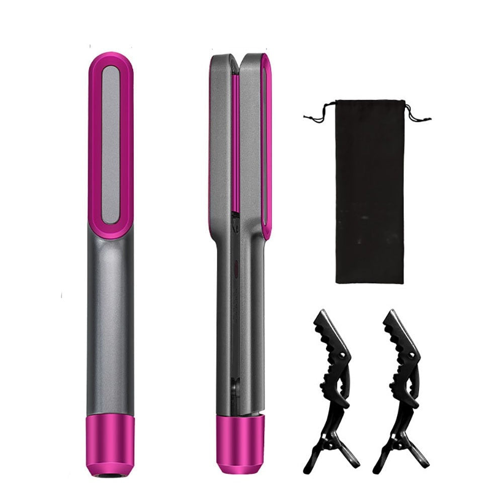 Professional Hair Iron For Thick  2 In 1  Straightener Styling Tools