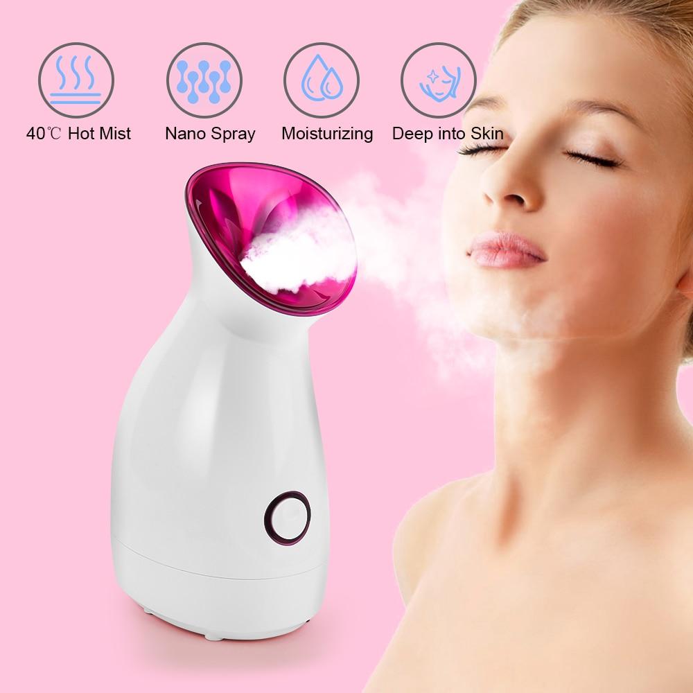 Facial Steamer Nano Lonic Humidifier Moisturizing Cleaning Pores